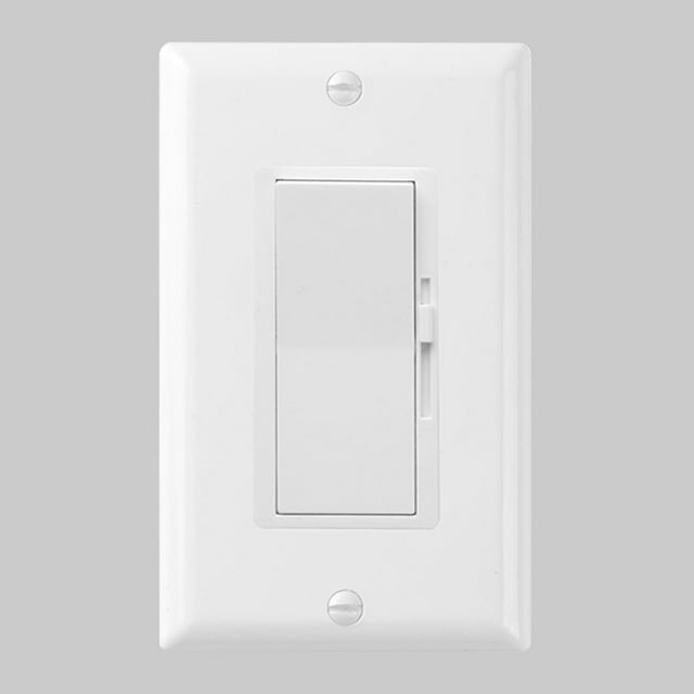 QPLUS Premium 3Way 2nd Generation Dimmer Switch with Wall Plate - cUL & FCC Certified (Digital Circuit)