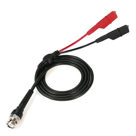 Bnc LODESTAR BNC to Alligator Clips Test Lead Kits BNC to Dual Testing Clip Test Leads Probe 50 milliohm  RF Coaxial Cable with BNC Head