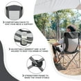 thumbnail image 3 of KingCamp Folding Camping Chairs Portable Beach Chair Lightweight Camp Chairs Black, 3 of 6