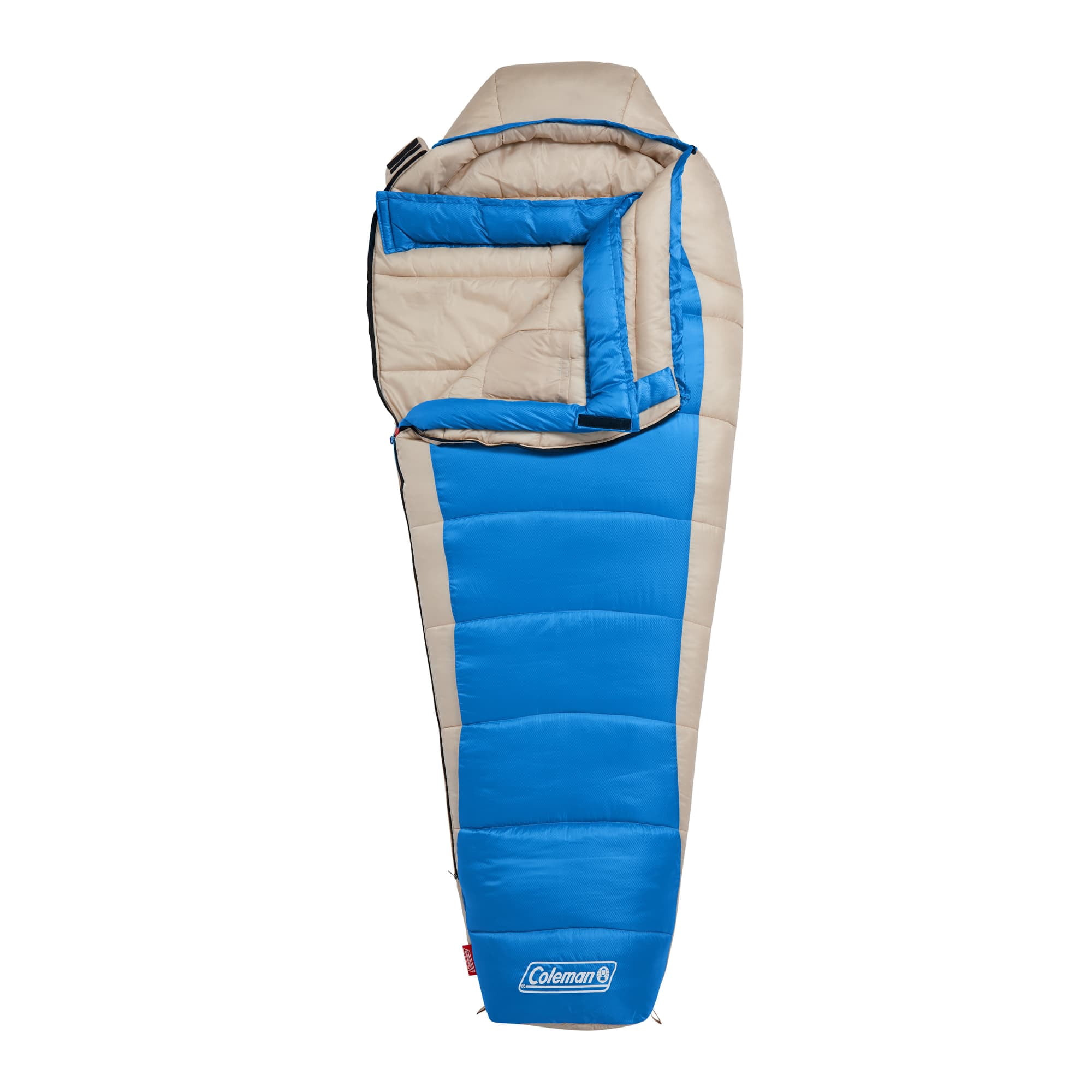 Coleman 寝袋　C0 Coleman Silverton 0-Degree Big and Tall Mummy Sleeping Bag, Blue