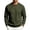 Army Green, variant on Men's Hoodless Warm-Up Sweatshirt Solid Color Long Sleeve Round Neck Casual Home Top Comfortable Breathable Everyday Pullover for Men