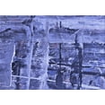 thumbnail image 1 of Ahgly Company Indoor Rectangle Patterned Sky Blue Dress Blue Area Rugs, 7' x 10', 1 of 1