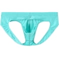 thumbnail image 3 of TANBOM Men's Comfortable Triangle Thong Nylon Underwear Green XXL 1-Pack, 3 of 6