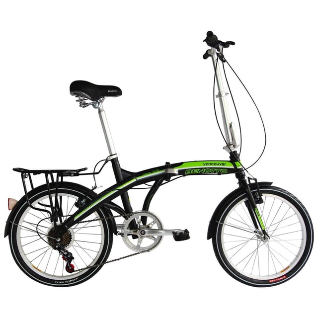 Bicicleta Benotto Plegable Vancouver R20 7v. Acero negro Benotto OPEVAN2007