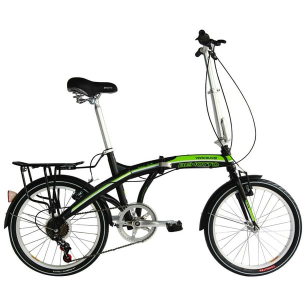 Bicicleta Benotto Plegable Vancouver R20 7v. Acero negro Benotto OPEVAN2007