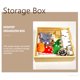 thumbnail image 3 of Caja de almacenamiento de madera para el hogar, 4 unidades, organizador de escritorio, diseño cuadrado, caja de regalo, 3 of 8