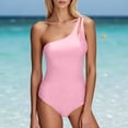 thumbnail image 5 of Afdoent One Piece Swimsuit For Women V Neck Elegant Belly Ruched Push Up Beachwear Monokini Belly Control High Waist Swimsuit Slim Beach Swimwear 2026 Summer Swimwear, 5 of 7