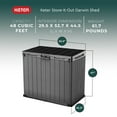 thumbnail image 4 of Keter Outdoor Storage Shed, Durable Resin, Compact & Portable, Store-It-Out Darwin, Grey, 4 of 11