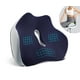 thumbnail image 1 of Cojín para Coxis y Ciática Lumbar, Cojines para Silla, Cojin Silla Oficina, para Coxis, Cojín transpirable de espuma con memoria, Asiento Hemorroides para Casa, Oficina, Automóvil (Azul marino), 1 of 7