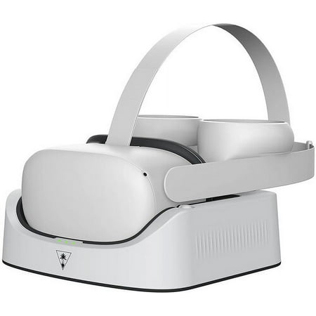 Turtle Beach - Fuel Compact VR Charging Station for Meta Quest 2 - White/Gray