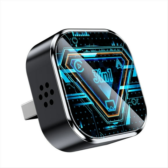 Adaptador Inalámbrico CarPlay , AirPlay, CarPlay, Android Auto, USB, con Cable, Plug And Play, Color Negro