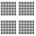 thumbnail image 1 of 50PCS Black Greenhouse Plastic Film Frame Pipe Tube and Clip 20mm, 1 of 5