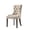 Beige, variant on Set of 4 Upholstered Mid Century Dining Chair, Luxurious Single Dining Chair with Solid Wood Legs (Yellow)