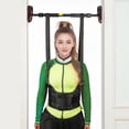 thumbnail image 2 of Decompression Back Stretcher for Home Use, Adjustable Spine Stretching Belt, Black M Size, Back Pain Relief, Posture Correction, Neck and Waist Massage, 2 of 5
