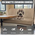 thumbnail image 5 of SCRAWLGOD 6 Pcs RV Dinette Cushion Covers Elastic Camper Couch Cushion Slipcovers Replacement Futon Furniture Protector for Sofa Bed, Western Aztec Bear Paw, 5 of 8