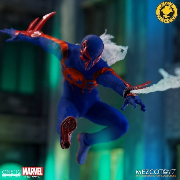 Original Mezco Toyz Marvel THE ONE: 12 COLLECTIVE SPIDER-MAN 2099 Action  Figure Modèle Collection Jouet Cadeau D'anniversaire 