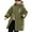 Blackish Green, variant on PINQI Boys down Jackets Thick Warm Zip up Hooded Puffer Coats Plain Lightweight Winter Outwear Kids Padded Oversized Jackets