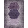 thumbnail image 2 of Addison Rugs Chantille Indoor/Outdoor Transitional Geometric Eggplant Washable Rectangle Rug, 5' x 7'6", 2 of 6