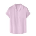 thumbnail image 2 of Men's Casual Linen Shirt - Cuban Collar, Button Down, Breathable Material, Perfect for Summer & Vacation, 2 of 5