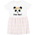 thumbnail image 3 of Inktastic 2nd Birthday Panda Face 2 Year Old Girl Girls Toddler Dress, 3 of 5