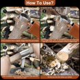 thumbnail image 3 of Juego de herramientas múltiples Bushcraft con forma de barrena manual, madera con forma de ojo escocés, 3 of 7