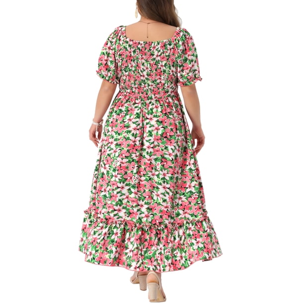 long dress for women red Red Open Back Maxi Dress With Long Sleeves main image 0