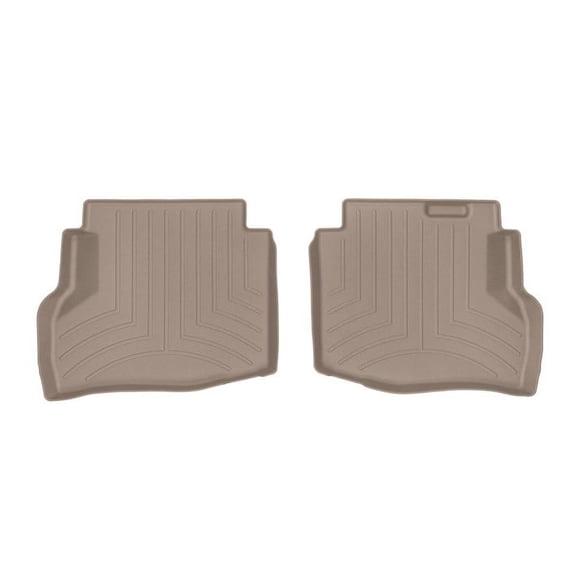Convient 2020-2023 Mazda CX-9 Weathertech Doublure de Sol 459724; Ajustement Moulé; Tan; Matériau Thermoplastique en Polyoléfine TPO; 2 Pcs