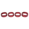 thumbnail image 1 of Center Console Knob Trim, AC Switch Ring Rustproof Dustproof Aluminium Alloy Protective Anti Scratch Fashion  For Car Red, 1 of 8