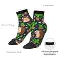 thumbnail image 6 of Rocae Cute Hedgehogs Cactus Blue for Premium Adult Socks,Comfortable, Breathable, and Durable Socks, Perfect for Everyday Wear, 6 of 7