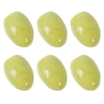 thumbnail image 3 of WEUVEB Set of 6 Realistic Artificial Green Jujube Fruit Decorations for Home and Kitchen, Lifelike Fake Fruit Models, 3 of 9