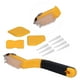 thumbnail image 4 of Kit de herramientas para quitar lechada, 11 piezas, herramienta para calafatear, herramienta para calafatear de silicona, kit de raspador de calafateo, diseño fácil de usar, 4 of 12