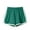 Green, variant on Womens Shorts Dolphin Hem Elastic Waist Comfy Lounge Homewear Short Pant Workout Summer Hot Shorts (XL, Green)