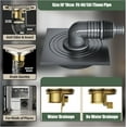 thumbnail image 3 of Brass Anti-odor Bathroom Toilet Kitchen Washing Machine Floor Drain Water Drainage, 3 of 12