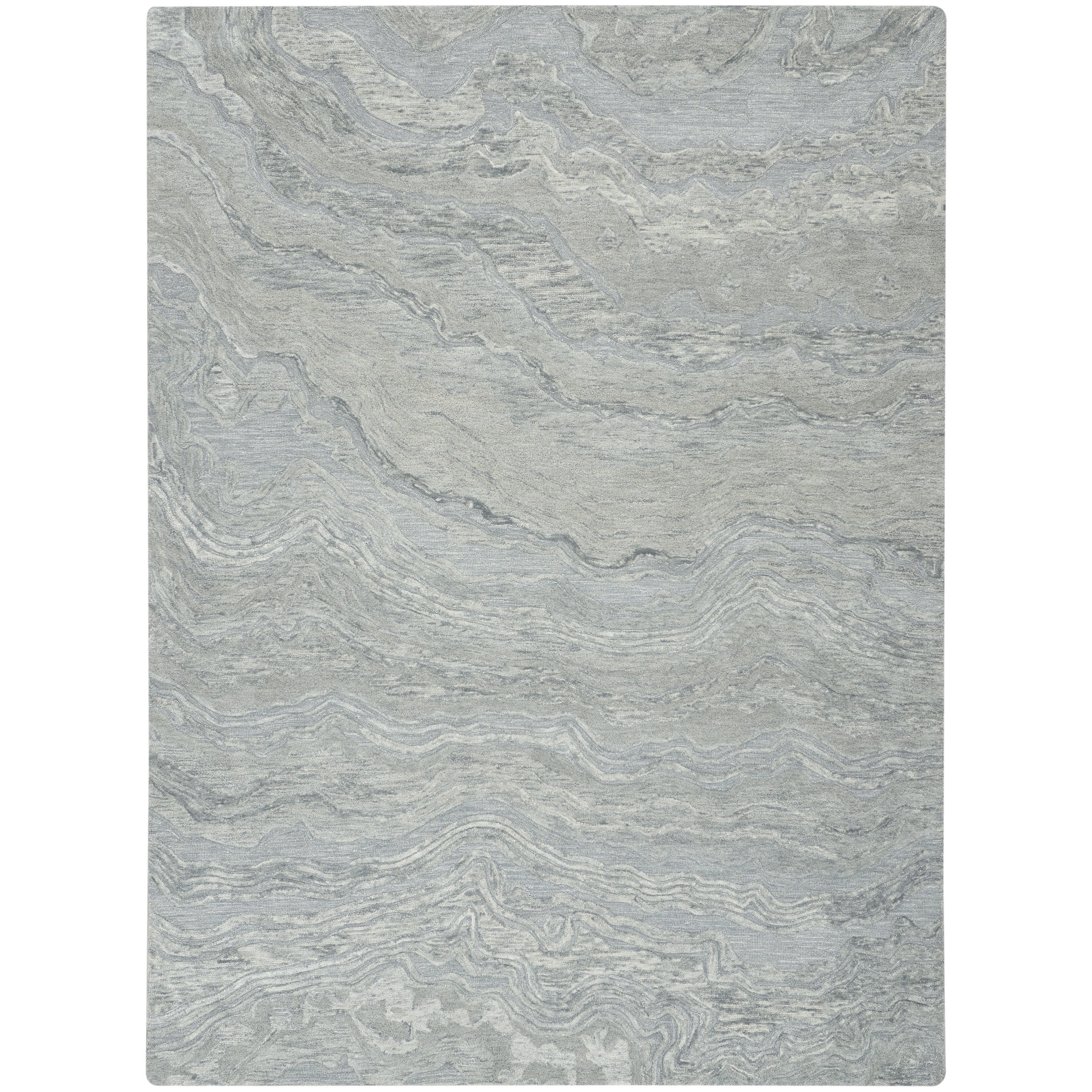 Nourison Graceful 8'6" x 11'6" Blue Modern Indoor Rug