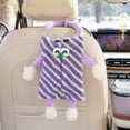 thumbnail image 4 of TopLLC Plush Monsters Car Tissue Storage Hanging Bag Cute Cartoons Multi Functional Car Seat Back Drawer Storage Bag Drawer Organiser, 4 of 6