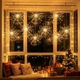thumbnail image 5 of Qocolcyl 6 PCS Solar Hanging Firework 450 LED Lights, IP65 Waterproof Outdoor Pendant Lights with Remote, for Christmas Patio Wedding Party Yard, Xmas Holiday Decor and Home Decorations, 5 of 7