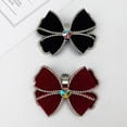 thumbnail image 3 of BUYISI Easy To Use Velvet Rhinestone Bow Shoe Decorations Long Lasting And Chic Black, 3 of 5