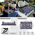 thumbnail image 3 of Jeiento Colorful Coconut Tree Golf Cart Accessories Set 4 Pack Golf Cart Seat Cover Golf Cart Steering Wheel Cover Golf Cart Flags Golf Cart Seat Towel Blanket Steering Wheel Cover Protector, 3 of 5