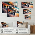 thumbnail image 4 of Designart Racing car in Monaco GP VIII Canvas Wall Art, 4 of 5
