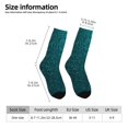 thumbnail image 2 of Rateoe Navy blue sparkling for Women Casual Calf Socks - Cute Crew Socks - Thin Soft Above Ankle Socks Size 5-11, 2 of 6