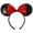 Black with Red Bow, variant on Disney Patriotic Headband, 4th of July Outfits for Women, Red White and Blue Decoration with Red Bow, Patriotic Hair Accessories