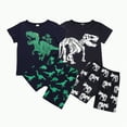 thumbnail image 6 of TOWED22 Infant Toddler Baby Boy Summer T Shirt Shorts Outfits Short Sleeve Tee Tops Clothes Set(Green,4 Years), 6 of 6