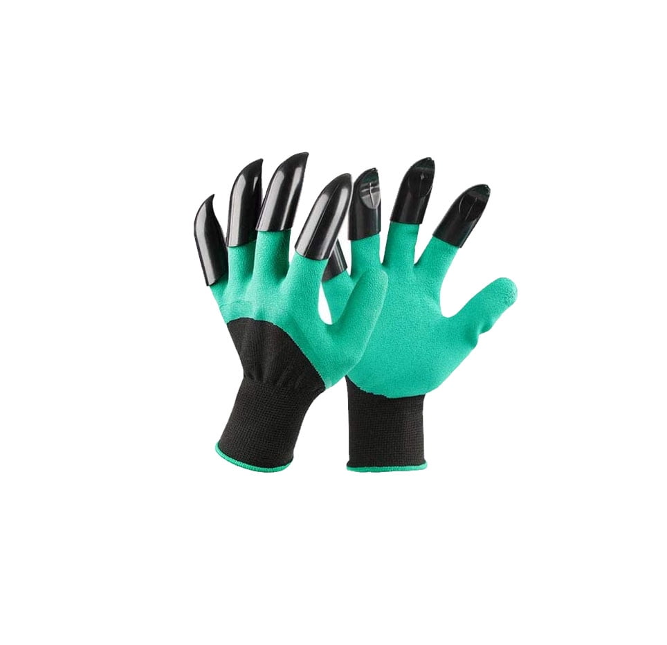 1 Pair Garden Genie Gloves with Claw Waterproof Gardening G0X1 V5F1 A3Q2 H7Z2 