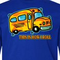 thumbnail image 4 of Inktastic How I Roll School Bus Long Sleeve Youth T-Shirt, 4 of 5