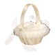 thumbnail image 4 of Cestas de Flores de Boda Románticas Decoradas con Encaje Satinado Delicado Contenedor de Dulces de Frutas Cestas Elegantes para Decoración de Suminist Estilo B mayimx Cesta floral de boda, 4 of 9