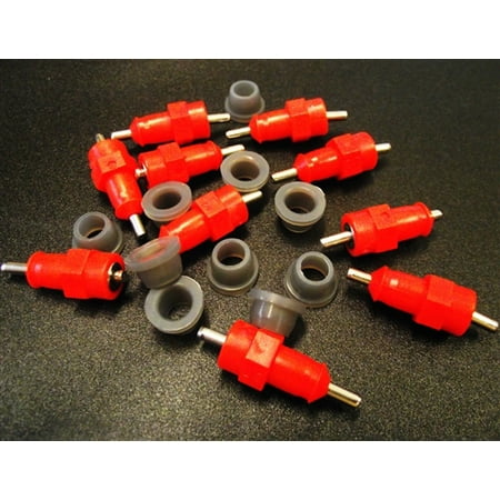 - 10 Pack Of Push In Poultry Nipple Waterer Chicken Drinkers