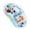Blue, variant on New Style Fully Transparent Mouse Bluetooth Wireless Tri-mode Mute Led Lamp Type-c Mice 2400dpi Intelligence Office Gift