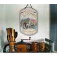 thumbnail image 2 of 13 in. Welcome Sign, "Buggy" Porch Decor Plaque, 2 of 2