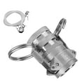 thumbnail image 1 of Ymiko N Type Stainless Steel Connector Adapter Quick Disconnect Home Brew New, 1 of 8