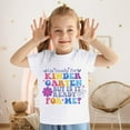 thumbnail image 4 of MEZZALL Print Shirt Kindergarten Shirts For Girls Kids Back To School T-Shirt Tshirts Children School Tee Breathable Toddler Dailywear, White, 3-4 Years, 4 of 5